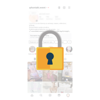 qrcode za Instagram - zaštita od neovlašćenog skeniranja